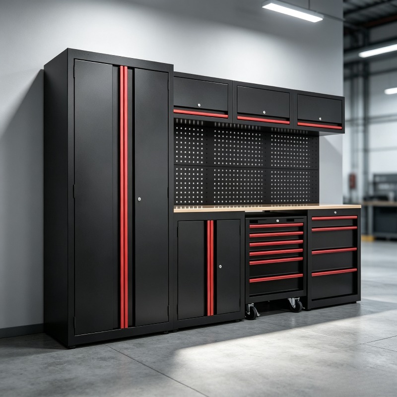 Workshop Tools Trolley - Customizable Workshop Workstation Tool Cabinet Group