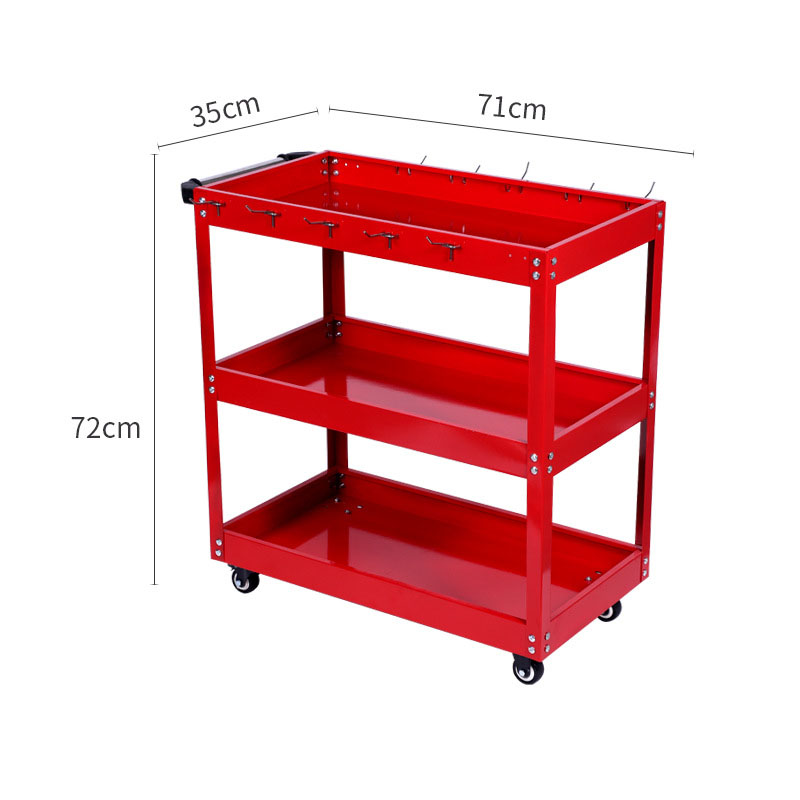 3 Tier Rolling Tool Cart Heavy - Workshop Tools Trolley recension och pris