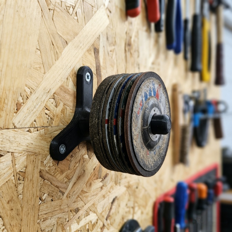 1Pcs Wall Mount Grinder Holder - Workshop Tools Rack recension och pris