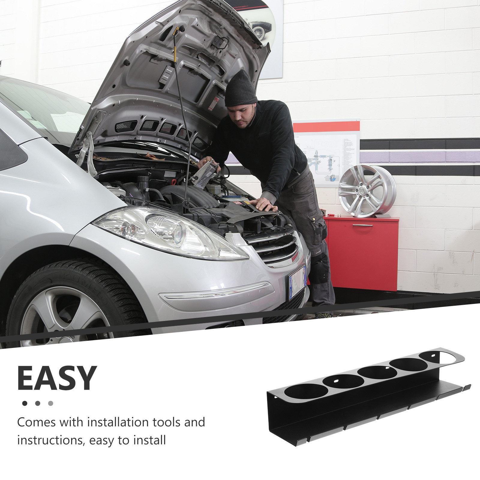 1Set Heavy Duty Metal Power To - Workshop Tools Rack recension och pris