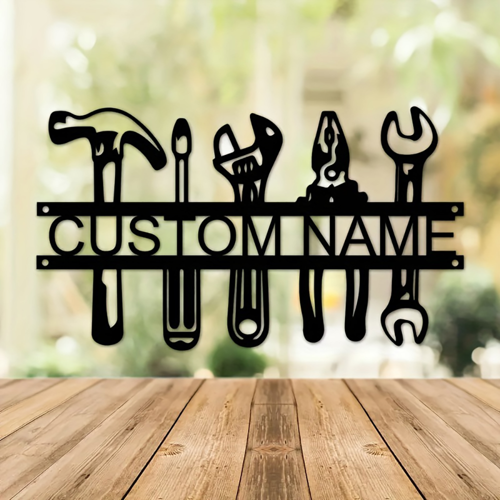 Customized Name Industrial Sty - Workshop Tools With Name recension och pris