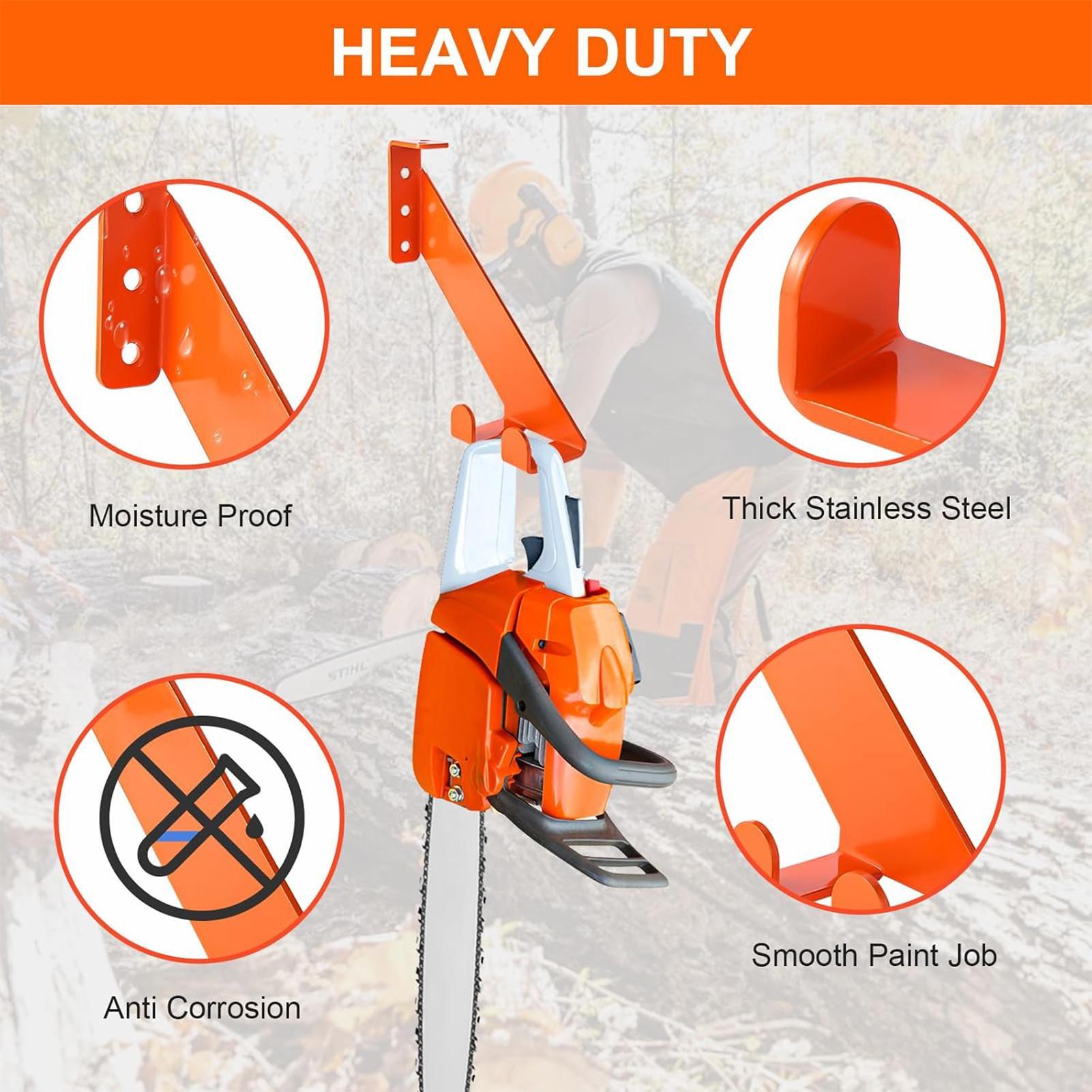 Chainsaw Wall Mount Stainless  - Workshop Tools Display recension och pris