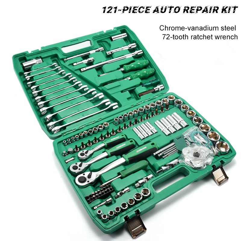 121 Pcs Set Auto Repair Tool B - Workshop Tools Trolley recension och pris