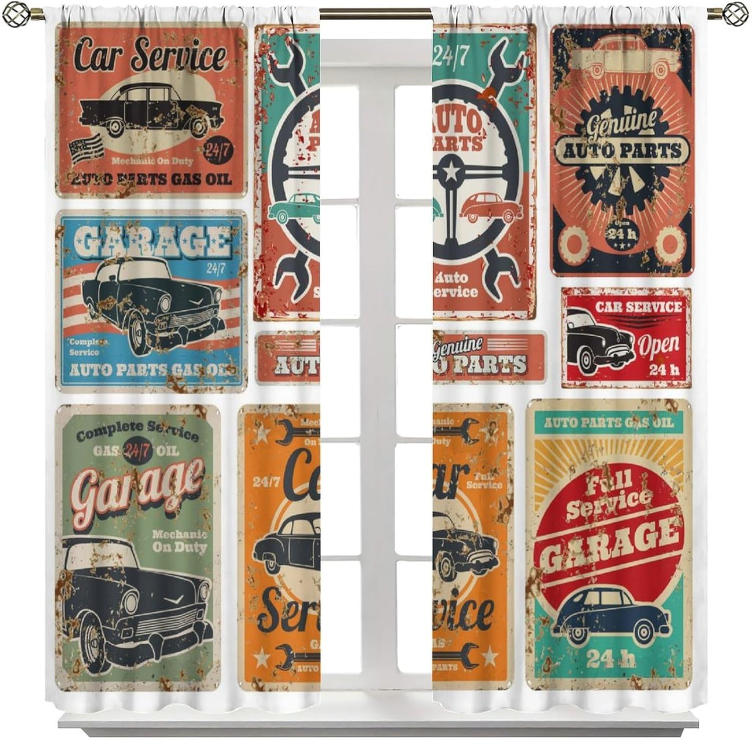 Garage Curtains, Vintage Man D - Workshop Tools Youtube recension och pris