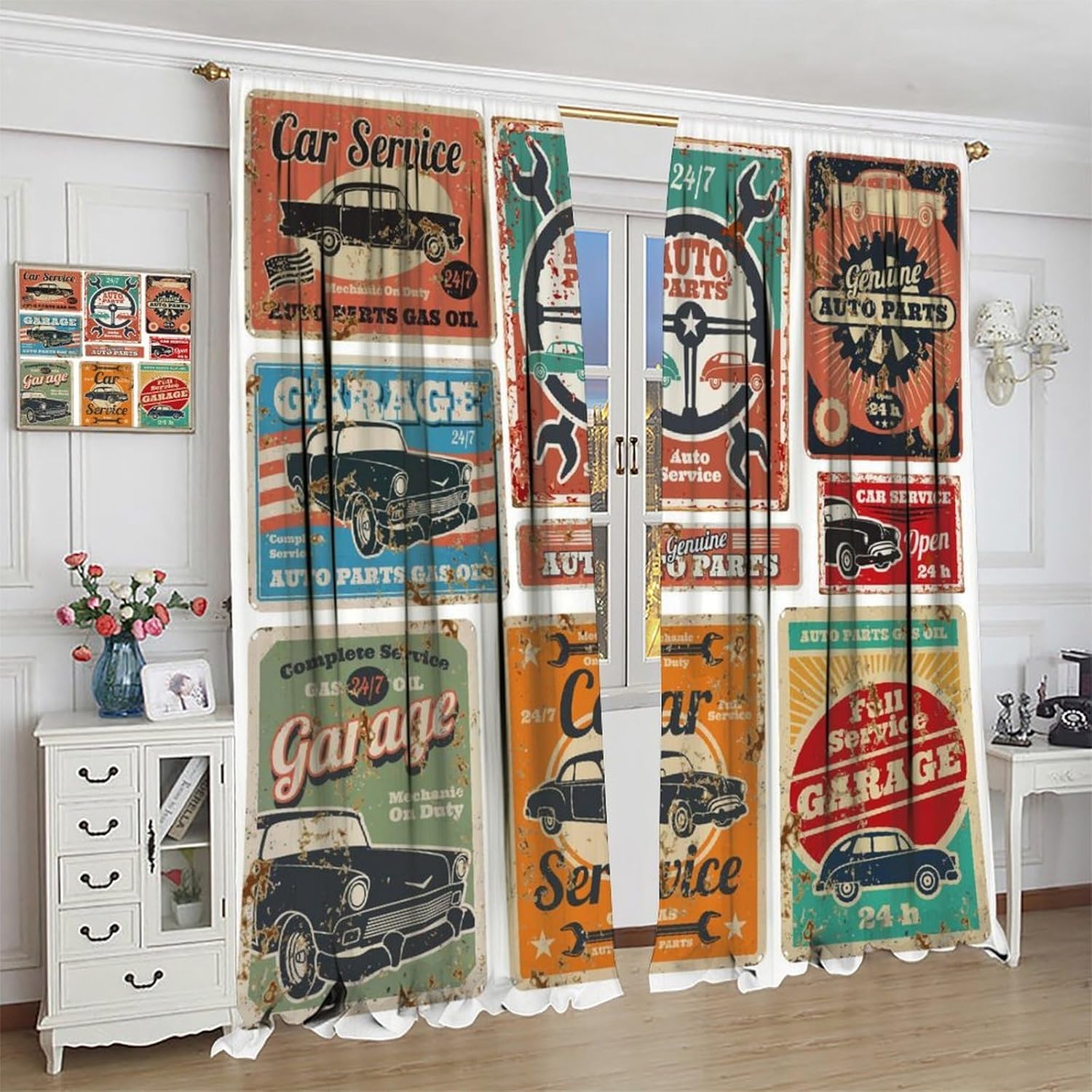Garage Curtains, Vintage Man D - Workshop Tools Youtube recension och pris