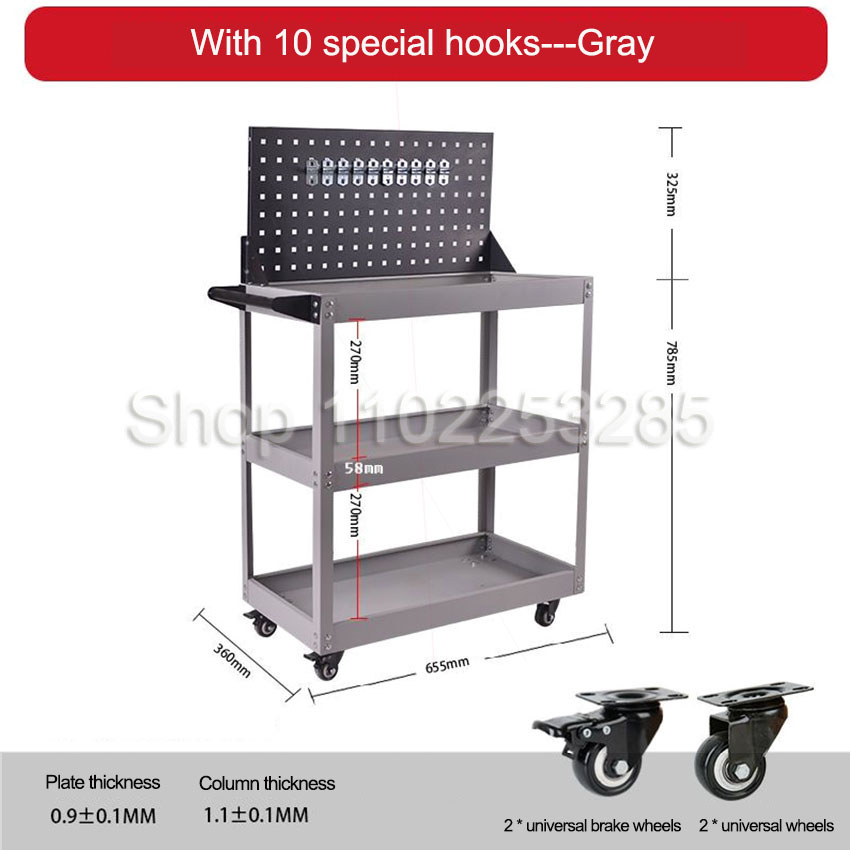 Tool Carts 3-layer Mobile Tool - Mechanical Tools In Workshop recension och pris